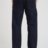 Jeans uomo wide leg in denim scuro GIACOMO 1D028 TELA GENOVA 