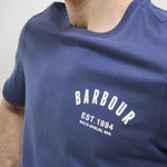 T-shirt uomo girocollo blu MTS0502 BU74 BARBOUR 