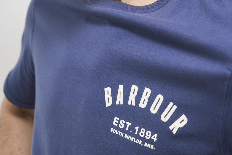 T-shirt uomo girocollo blu MTS0502 BU74 BARBOUR 