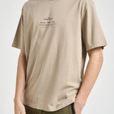 T-shirt uomo con stampa beige 2100001 S0285V009A STONE ISLAND 