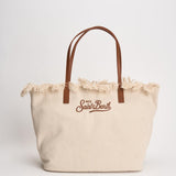 Borsa donna City in canvas ecru CBF0001 CANVAS1018 MC2 SAINT BARTH 