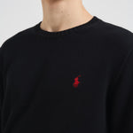 Maglia uomo in cotone nera 710810846 020 RALPH LAUREN 