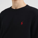 Maglia uomo in cotone nera 710810846 020 RALPH LAUREN 