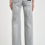 Jeans donna gamba dritta in denim grigio 12023 WASHEDGREY ANINE BING 