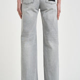 Jeans donna gamba dritta in denim grigio 12023 WASHEDGREY ANINE BING 