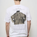 T-shirt uomo girocollo bianco 2100037 S0091V0001 STONE ISLAND 