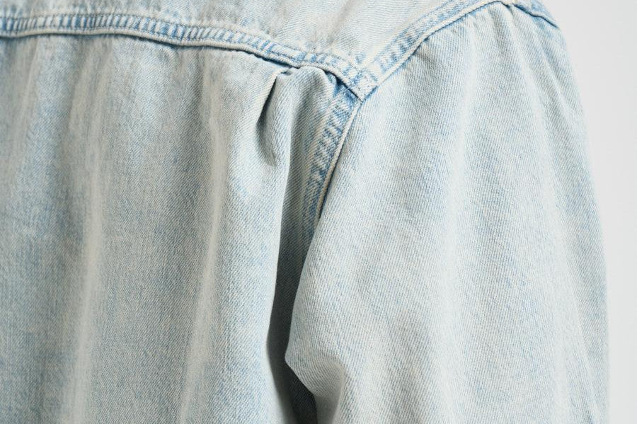 Camicia uomo in denim chiaro M26100006 PALECLOUD SAMSØE SAMSØE 
