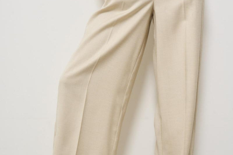 Pantaloni donna a palazzo panna 13531 DUNE0014 FORTE FORTE 