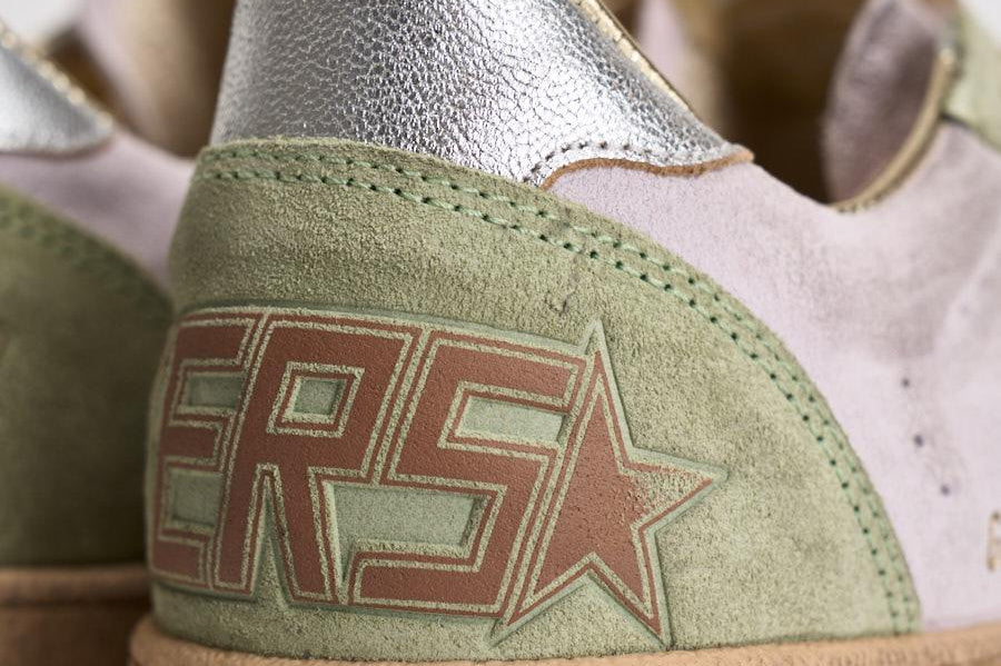 Sneakers donna Ball Star grigia e gialla GWF00117 F00814583251 GOLDEN GOOSE 