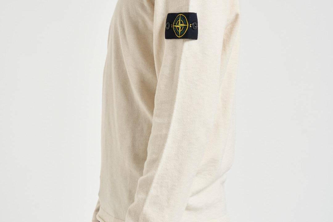 Maglia uomo girocollo panna 5100052 S00B0V0093 STONE ISLAND 