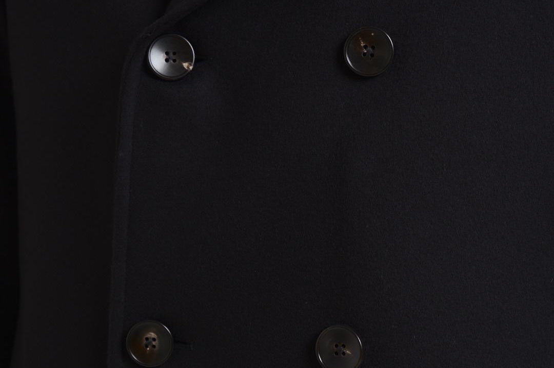 Cappotto uomo doppiopetto nero TIRANA C100219 BRERAS 