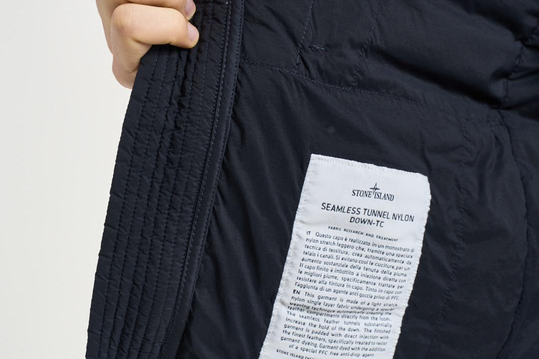 Gilet uomo con zip blu G100007 S0183V0020 STONE ISLAND 