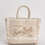 Borsa donna Vanity Felt beige VANITYFELT CHECK1110 MC2 SAINT BARTH 