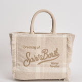 Borsa donna Vanity Felt beige VANITYFELT CHECK1110 MC2 SAINT BARTH 