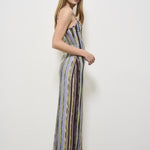 Abito donna lungo a righe multicolor DS25SG1S BR002HSM9KS MISSONI 