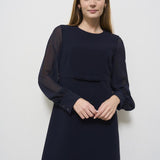 Abito donna blu corto RITMO 1032705 MAX MARA STUDIO 