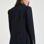 Blazer donna doppiopetto blu notte GWP00829 P00061950486 GOLDEN GOOSE 