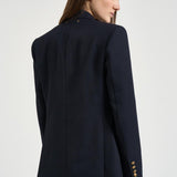 Blazer donna doppiopetto blu notte GWP00829 P00061950486 GOLDEN GOOSE 