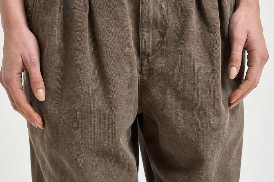 Pantaloni donna Neriah tortora PA0660FA D1G04E50DZ MARANT ETOILE 