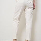Pantaloni donna a sigaretta bianchi 176832 D6207011 INCOTEX 