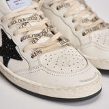 Sneakers donna Ball Star con strass bianca GWF00117 F00611810750 GOLDEN GOOSE 