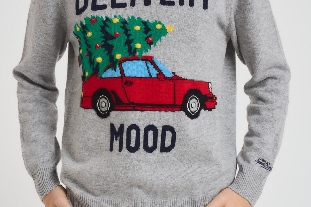 Maglia uomo girocollo grigia HERON DELIVERY15ML MC2 SAINT BARTH 