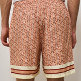 Bermuda uomo monogram rosa GH9928 F9I LACOSTE 