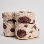 Stivale donna MB ICON LOW CURLY con stampa cow 1409690 MM04YELLOWPINK MOON BOOT 