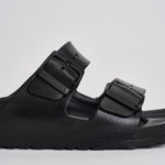 Sandalo arizona in gomma donna 129423 BLACK BIRKENSTOCK 