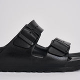 Sandalo arizona in gomma donna 129423 BLACK BIRKENSTOCK 