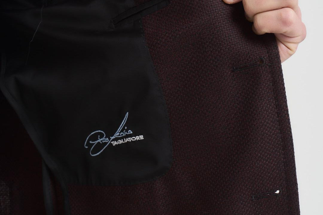 Giacca uomo monopetto bordeaux GPL26K 120028C5120 TAGLIATORE 