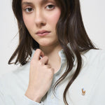 Camicia donna celeste in cotone 211891420 001 RALPH LAUREN 