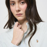 Camicia donna celeste in cotone 211891420 001 RALPH LAUREN 