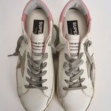Sneakers donna Super Star bianche e rosa GWF00102 F00256910914 GOLDEN GOOSE 