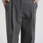 Pantaloni a gamba larga donna C3104 W0206MEDIUMGREY THE LATEST 