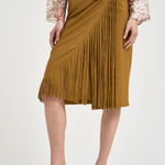 Gonna donna a portafoglio senape 106887 A3AYL25 PINKO 