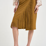 Gonna donna a portafoglio senape 106887 A3AYL25 PINKO 