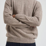 Maglia uomo girocollo tortora MKN1575 ST51 BARBOUR 