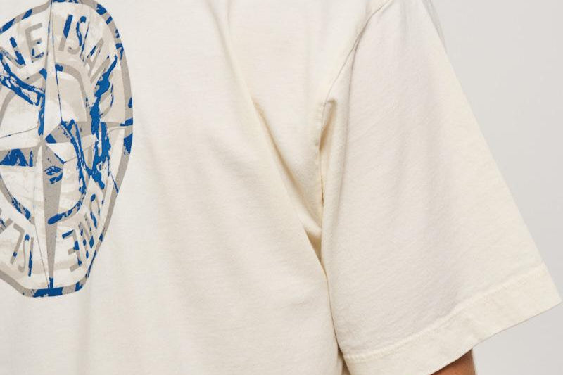 T-shirt uomo girocollo avorio 21002RC S0153V0093 STONE ISLAND 