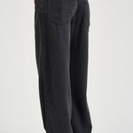 Jeans donna dritto in denim nero PA0554FA B1H07I02FK ISABEL MARANT 