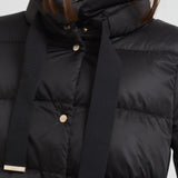 Piumino donna corto nero PI001936D 9300 HERNO 