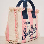 Borsa donna Vanity Mini a righe rosa VANITYMINI 03301H MC2 SAINT BARTH 
