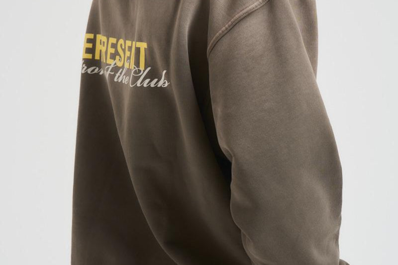 Felpa uomo con cappuccio grigio MLM4270 WASHED OLIVE REPRESENT 