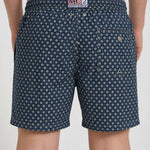 Costume uomo stampa geometrica blu FLOWERTEEGG 61 MC2 SAINT BARTH 