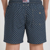 Costume uomo stampa geometrica blu FLOWERTEEGG 61 MC2 SAINT BARTH 