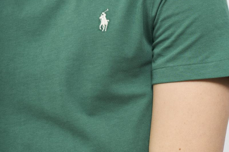 T-shirt uomo girocollo celeste 710671438 422 RALPH LAUREN 