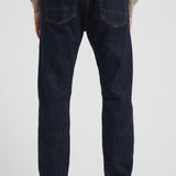 Jeans uomo gamba dritta in denim scuro COSMY 2849 TELA GENOVA 
