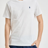 T-shirt uomo girocollo bianca con logo 710680785 003 RALPH LAUREN 