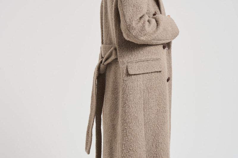 Cappotto doppiopetto con cintura donna GWP02319 P00209160407 GOLDEN GOOSE 
