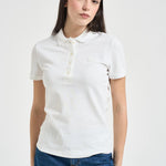 Polo donna bianca PF5462 001 LACOSTE 